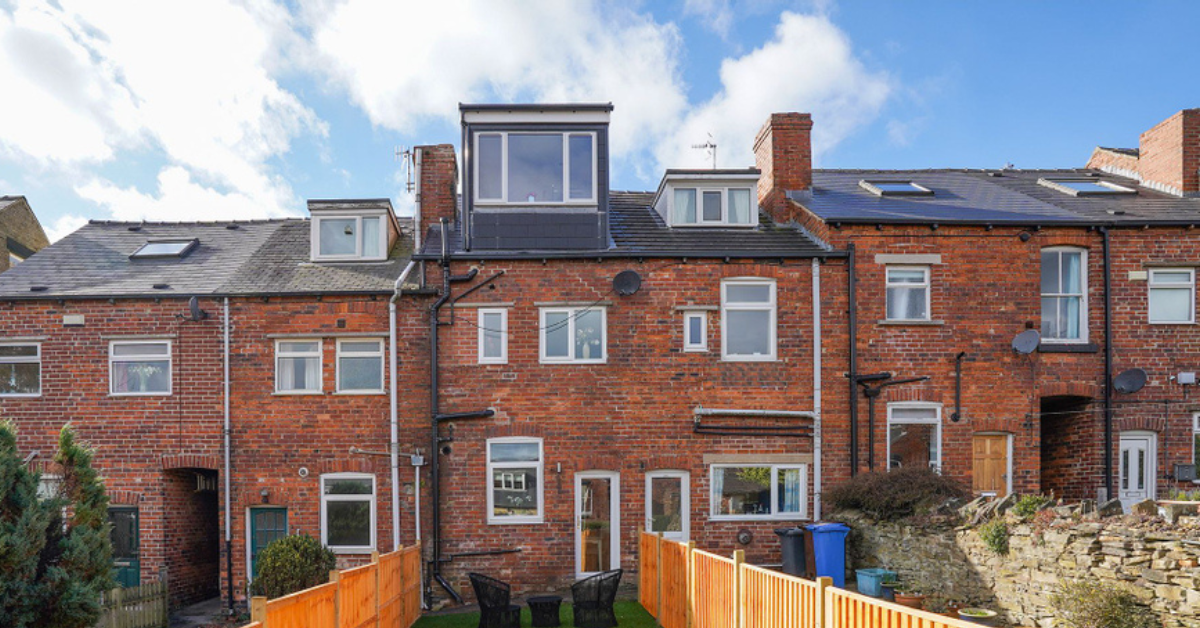 Loft conversion in Sheffield terraced house